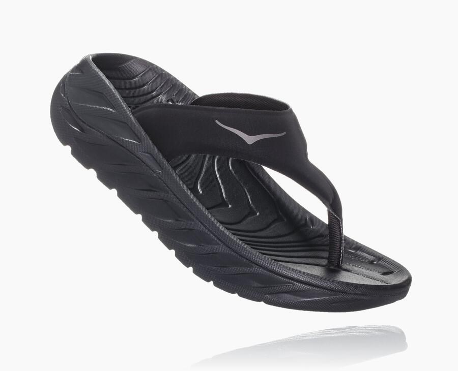 Hoka One One Sandalen Dames - Ora Recovery Flip - Zwart - EH7503912